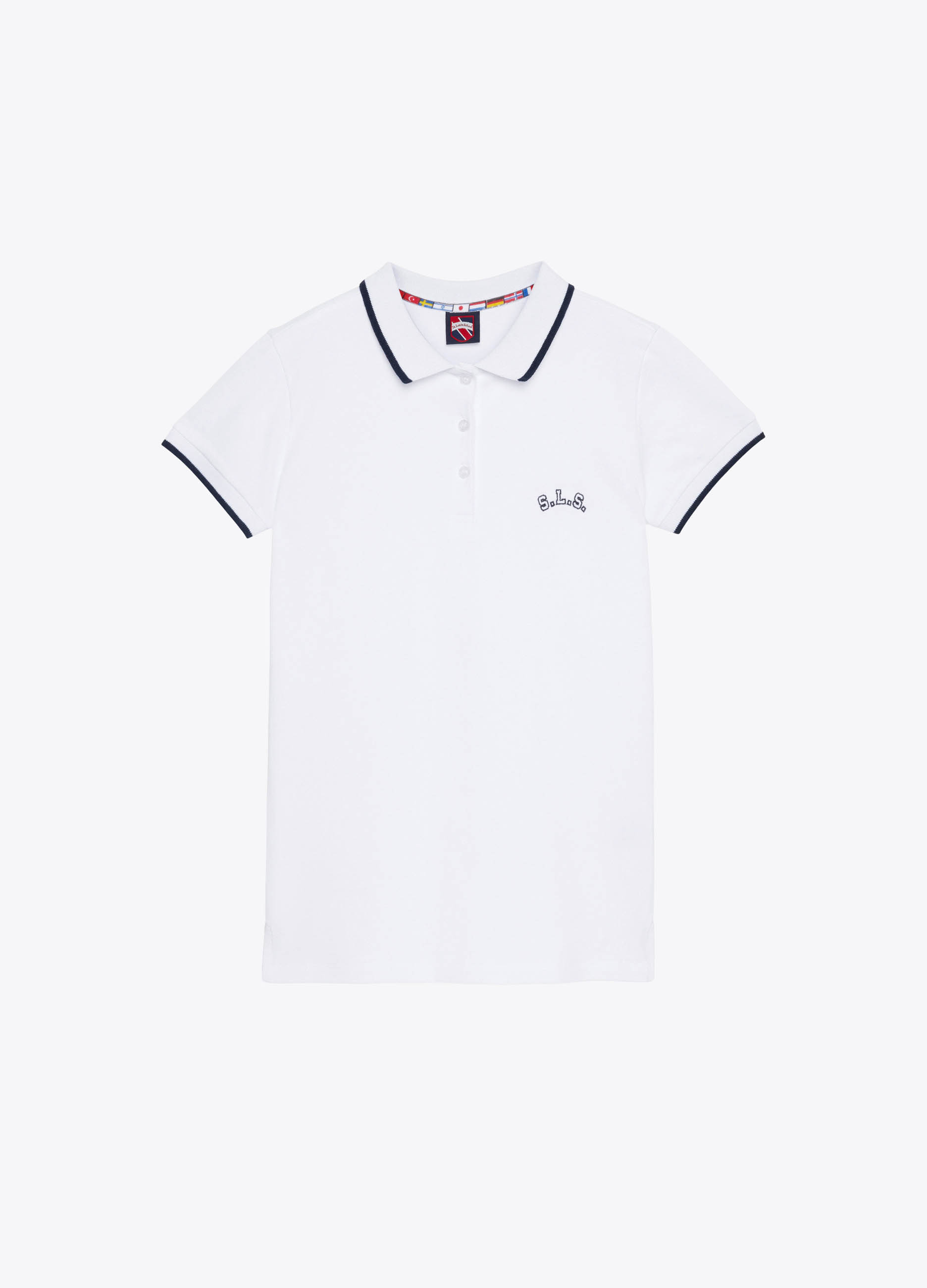 BOY - Polo a manica corta con ricamo.