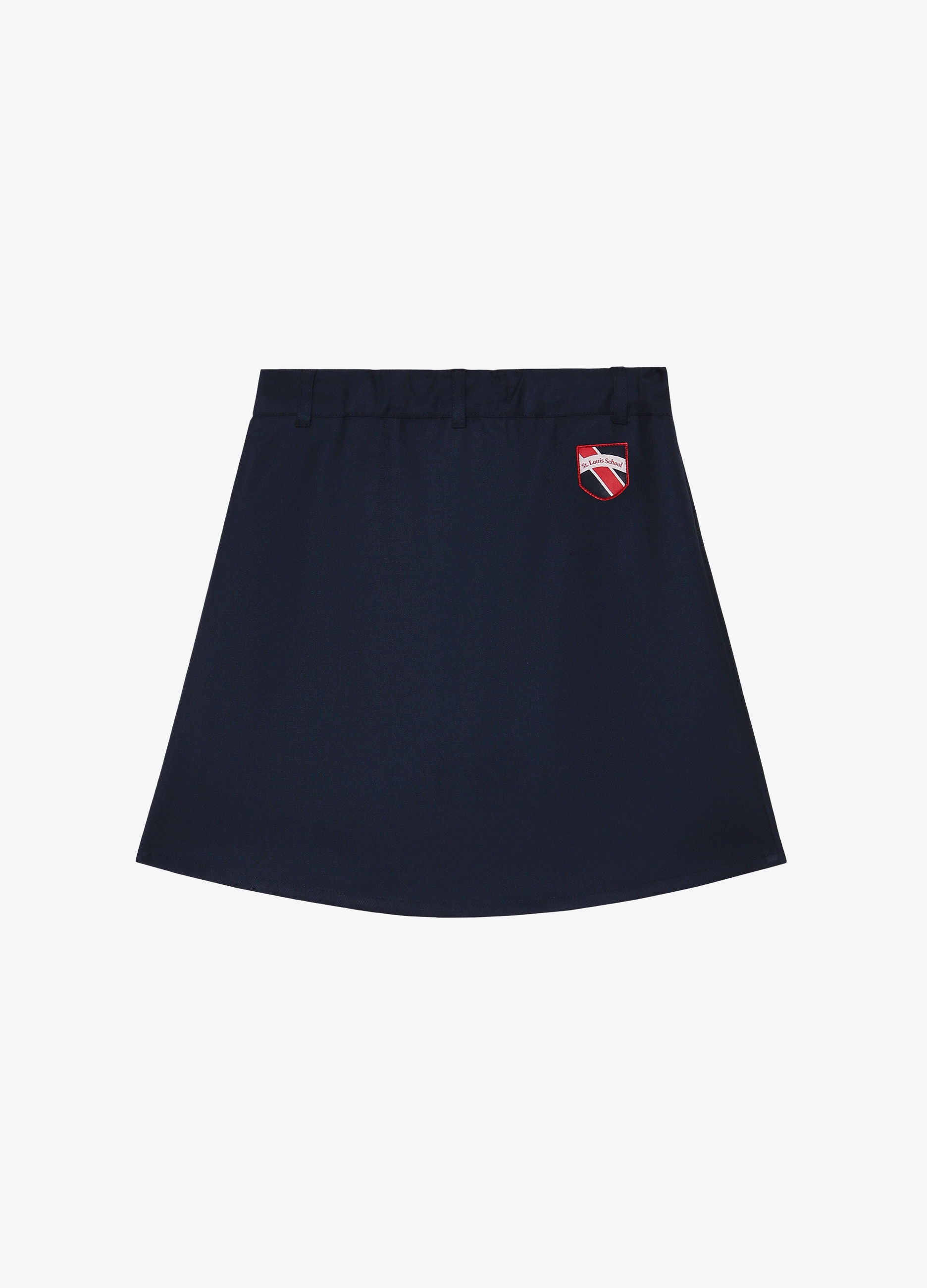 GIRL - Wool twill skirt with internal shorts.