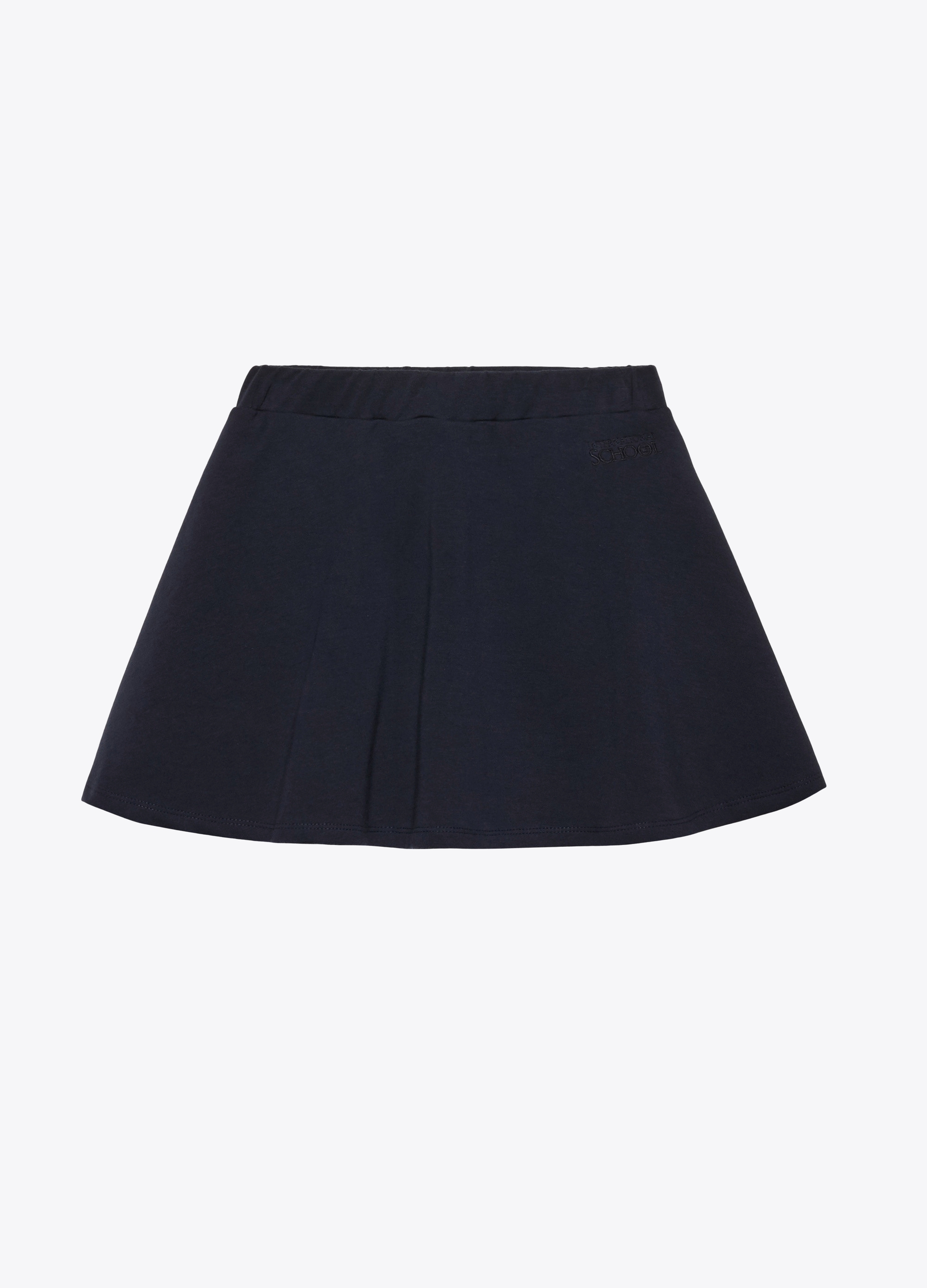 GIRL - Stretch light fleece skirt with internal shorts. GIRL - Stretch light fleece skirt with internal shorts.