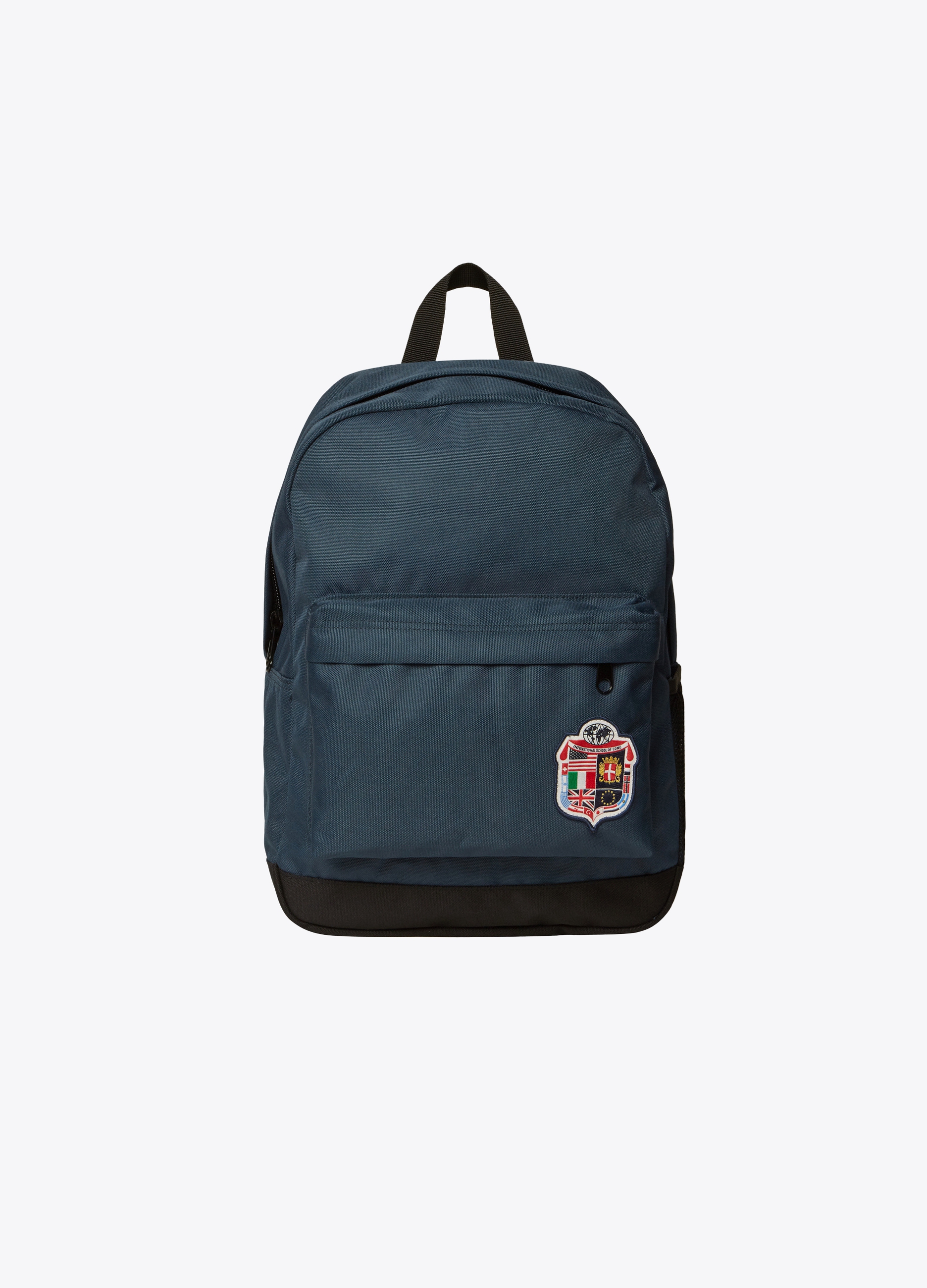 Solid colour backpack with pockets Solid colour backpack with pockets