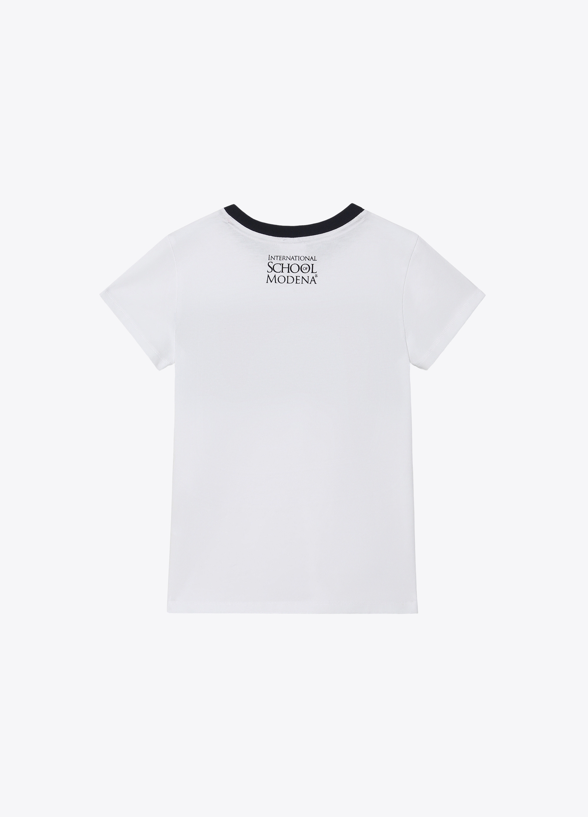 UNISEX - T-shirt a manica corta con inserto in contrasto.