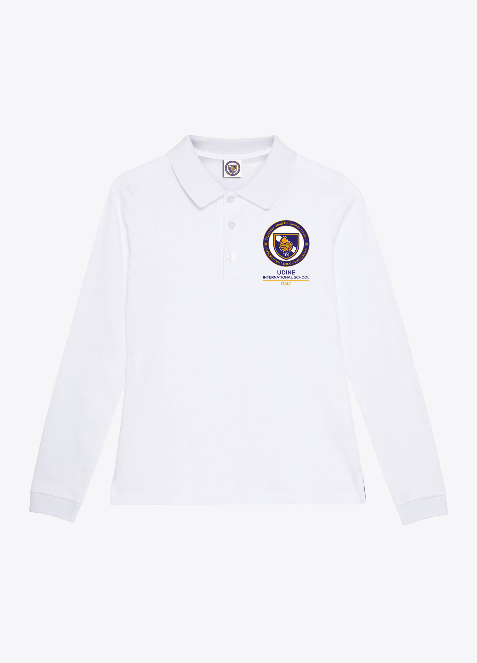 BOY - Long sleeves polo shirt with logo.