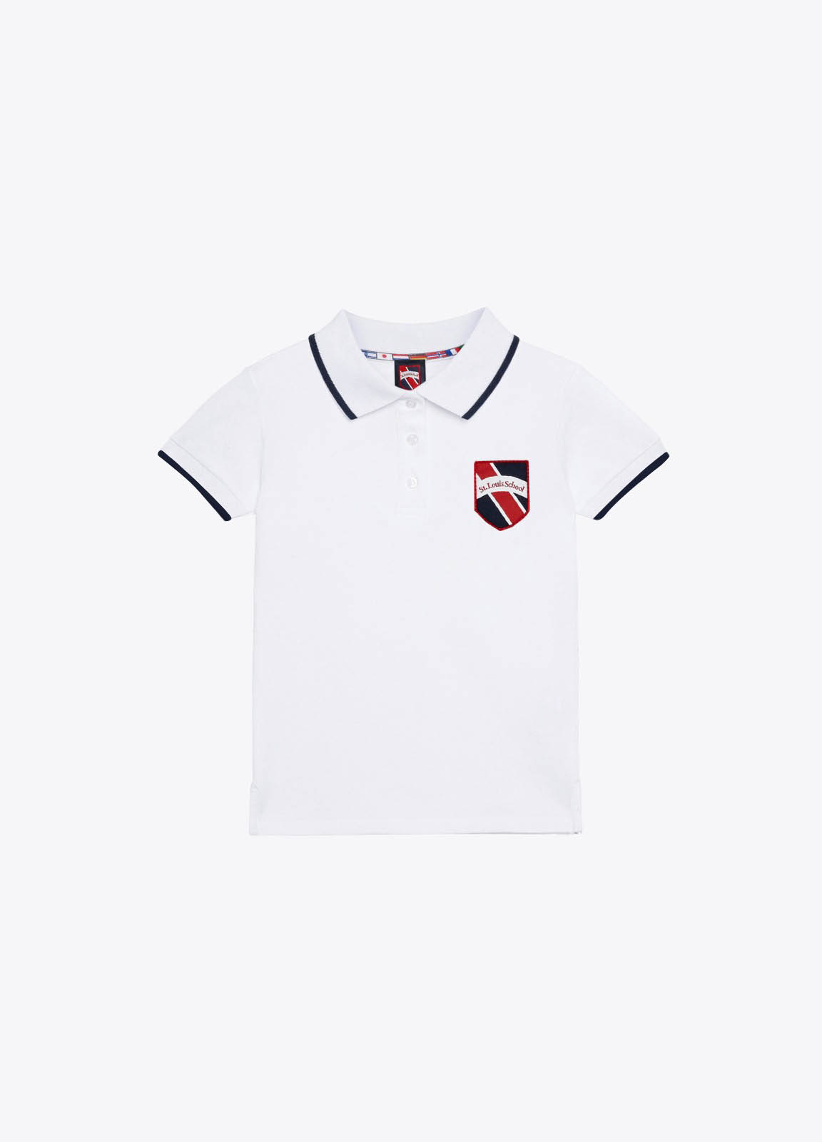 BOY - Polo a manica corta con patch.