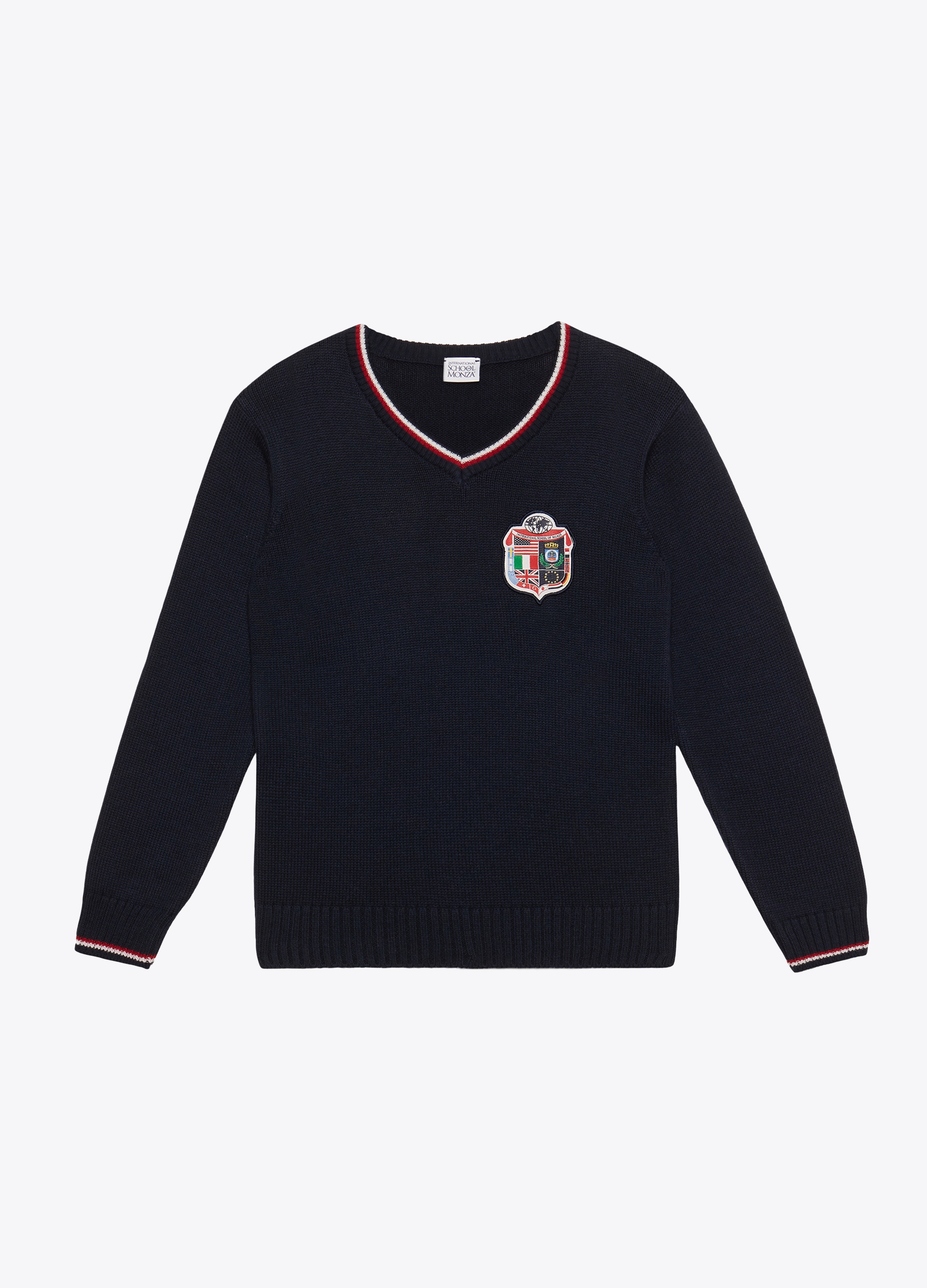 UNISEX - Cotton sweater with embroidery.
