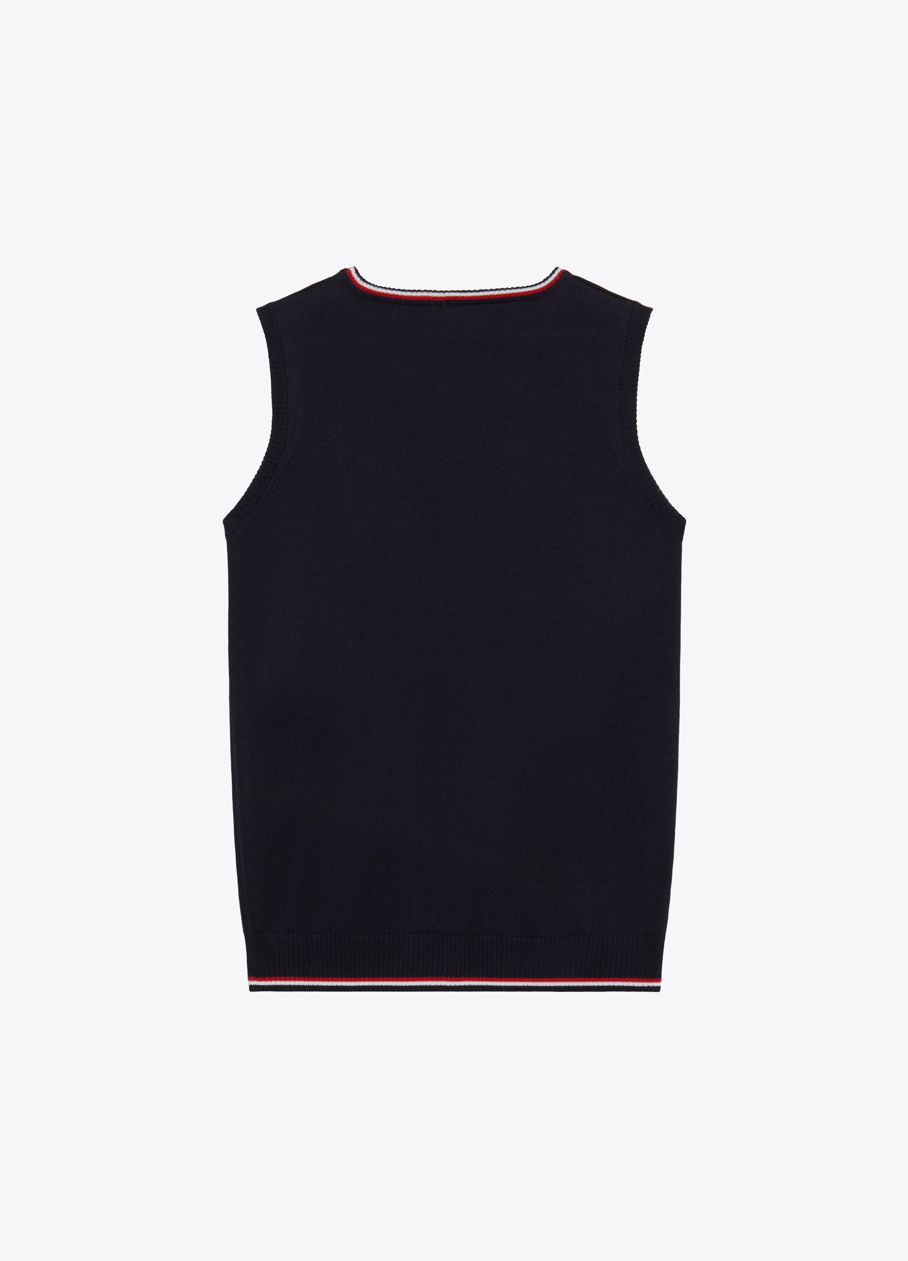 GIRL - Gilet in cotone con patch.