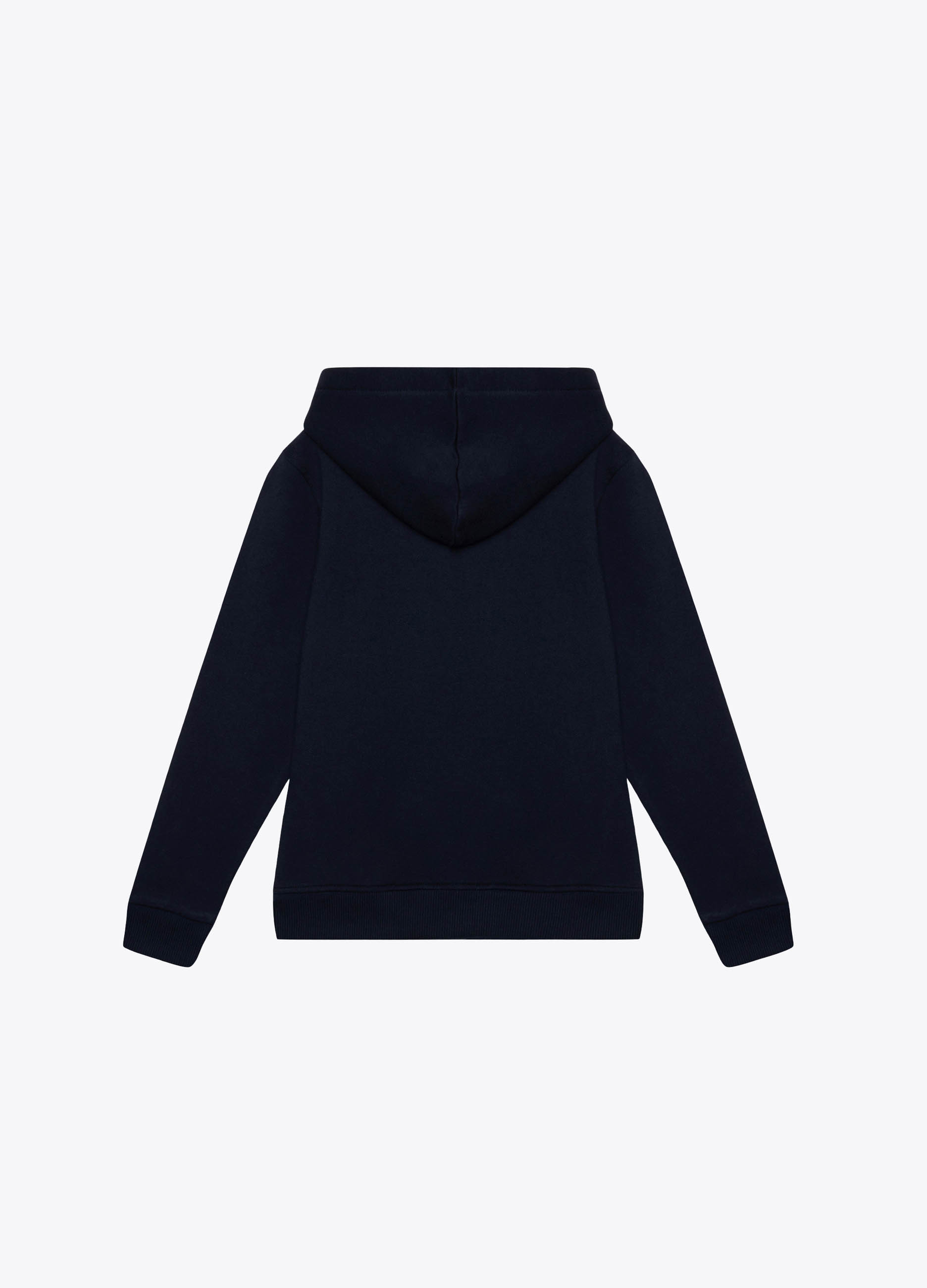 UNISEX - Heavy fleece sweatshirt with hoodie and zip.