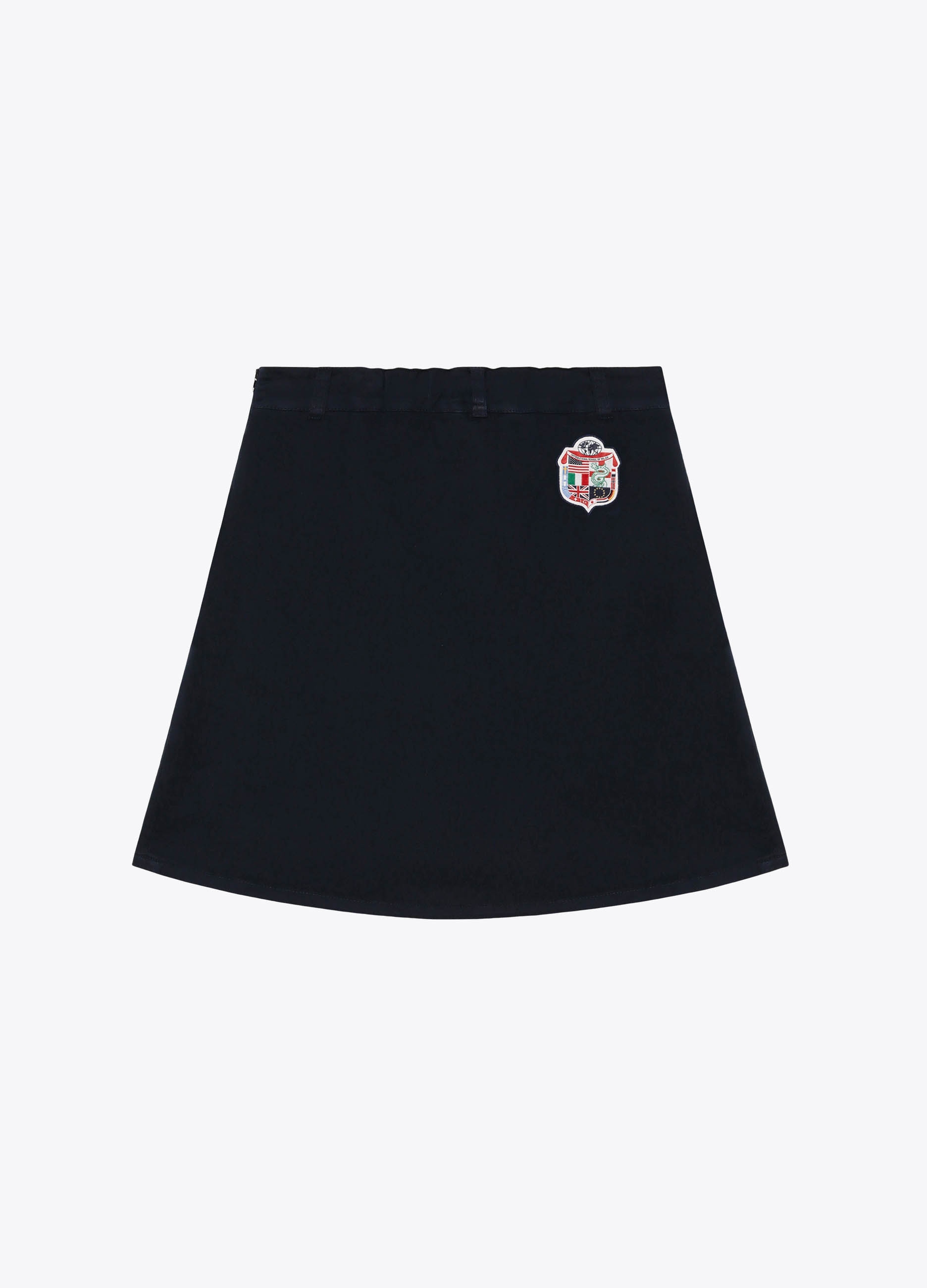 GIRL - Cotton twill skirt with internal shorts.