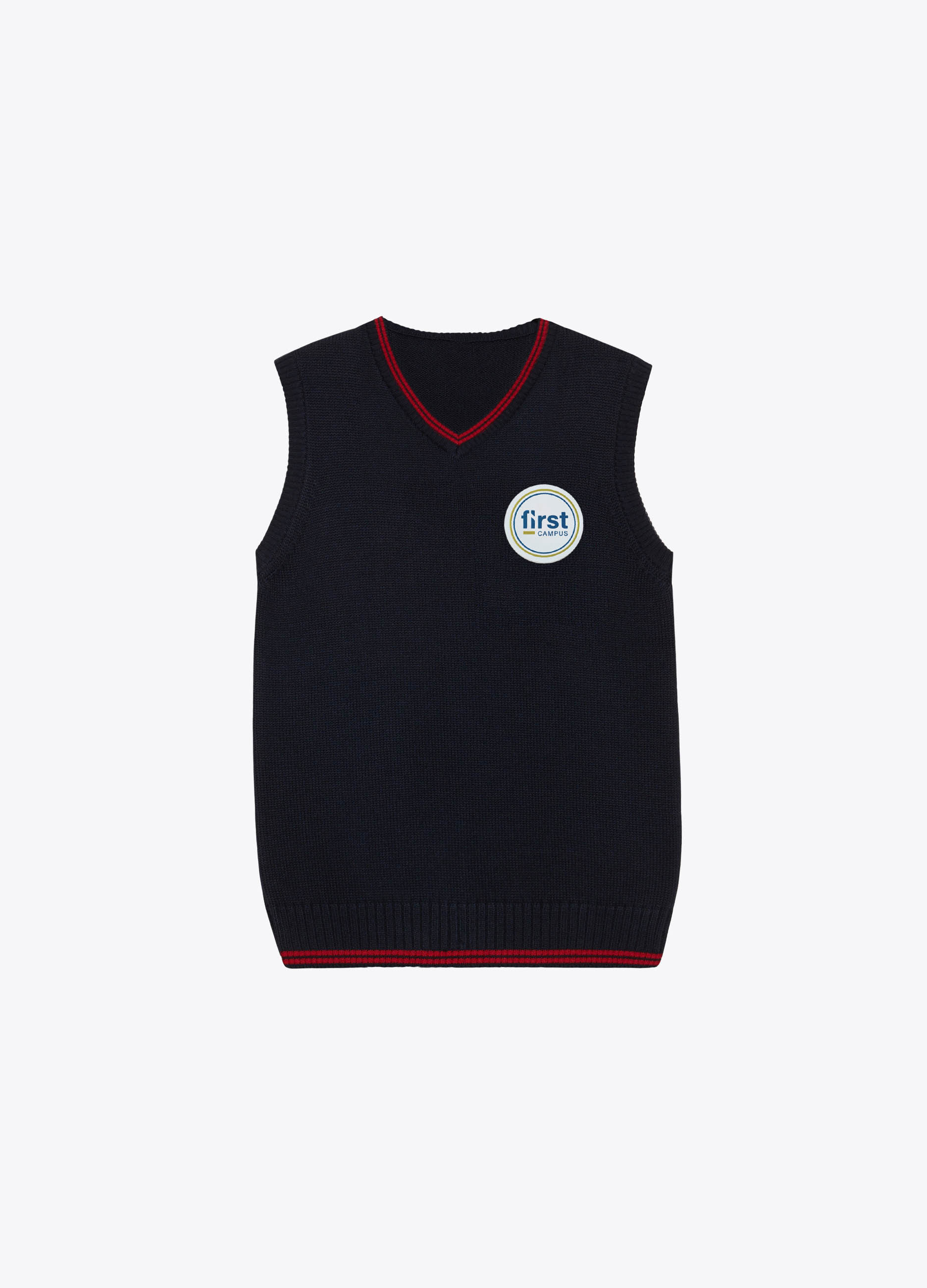 UNISEX - Gilet in cotone con ricamo. UNISEX - Gilet in cotone con ricamo.
