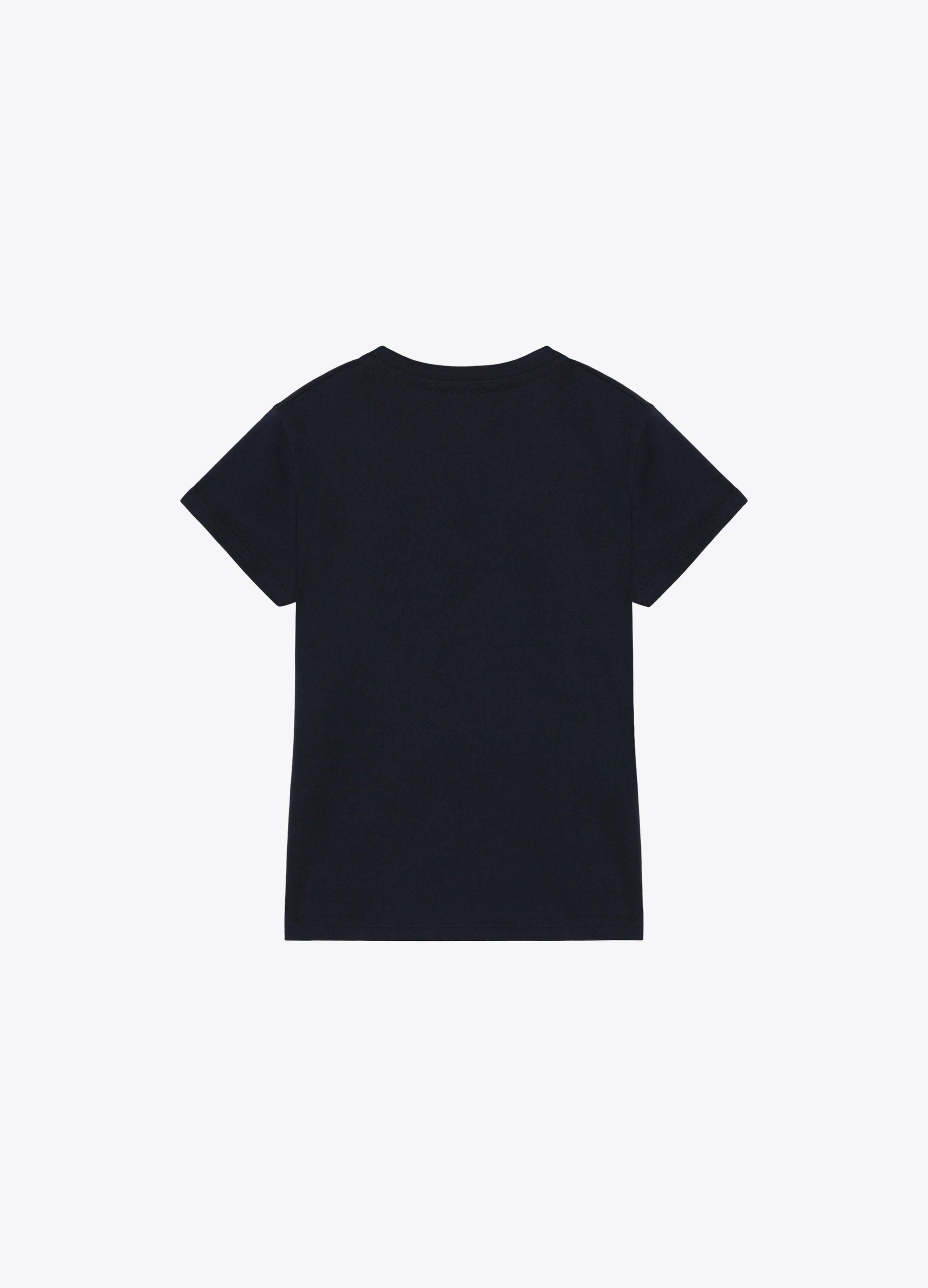 GIRL - T-shirt elasticizzata a manica corta con stampa glitter.