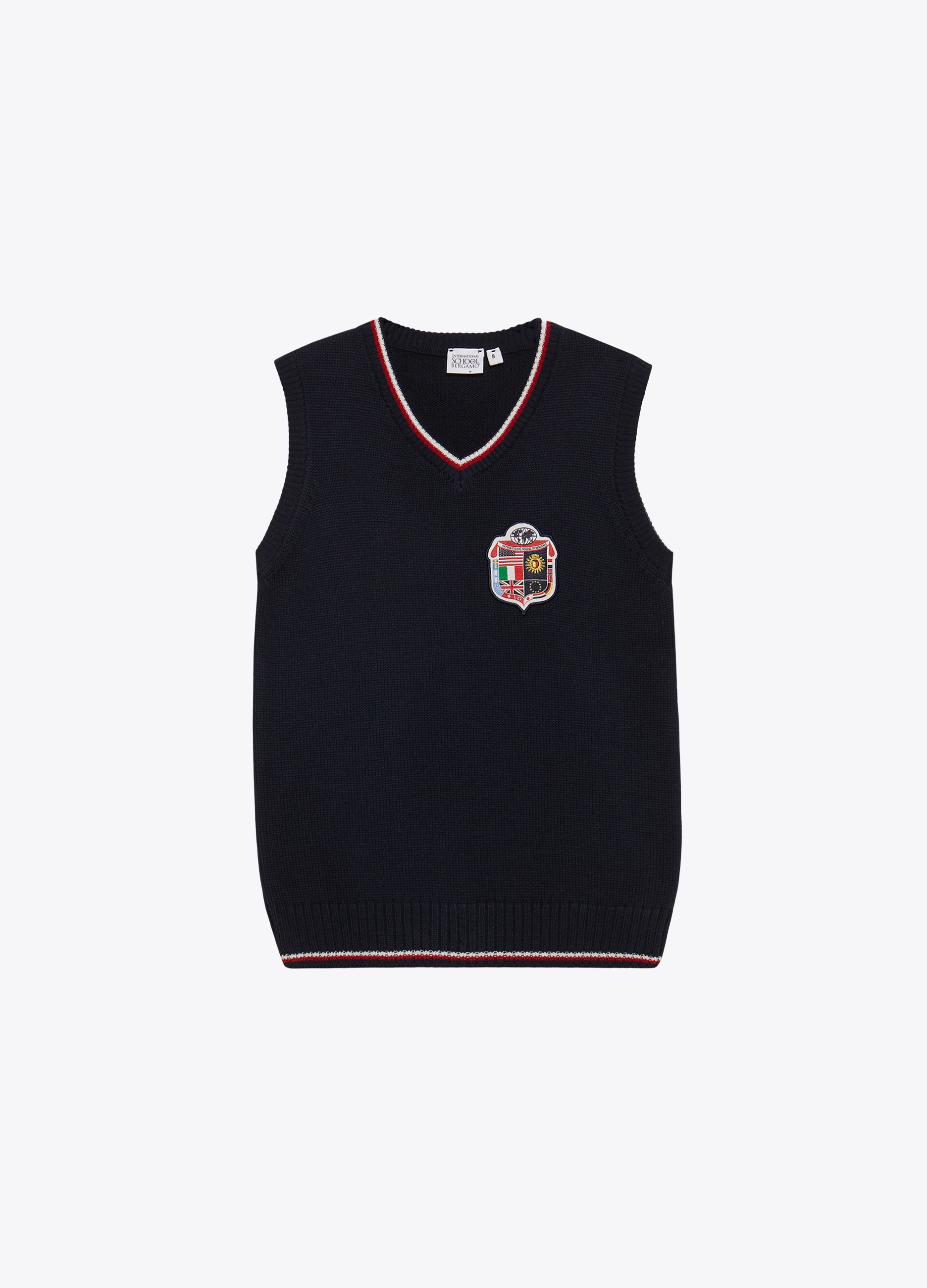 UNISEX - Gilet in cotone e lana con patch UNISEX - Gilet in cotone e lana con patch