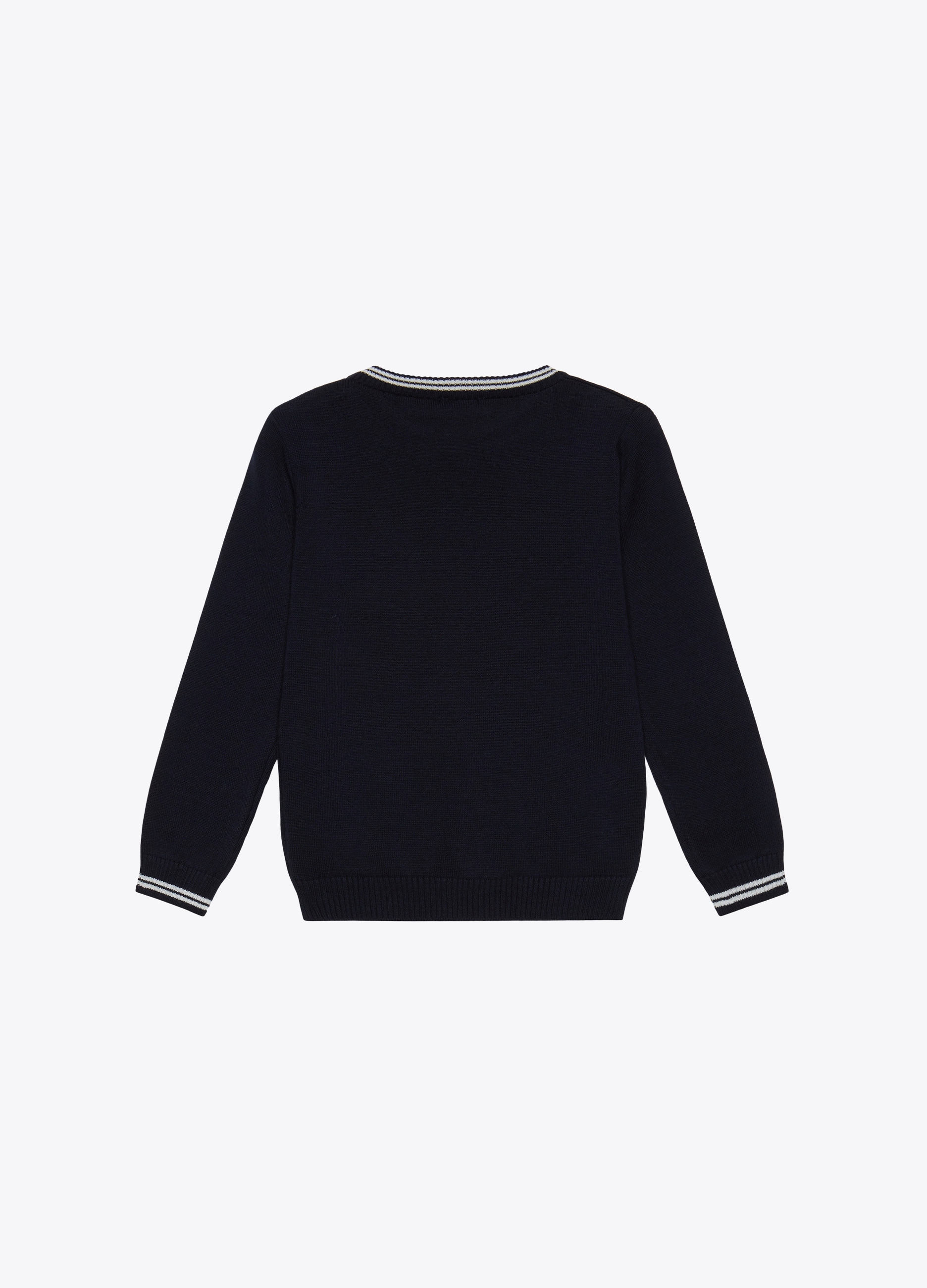 GIRL - Maglione in cotone con patch.