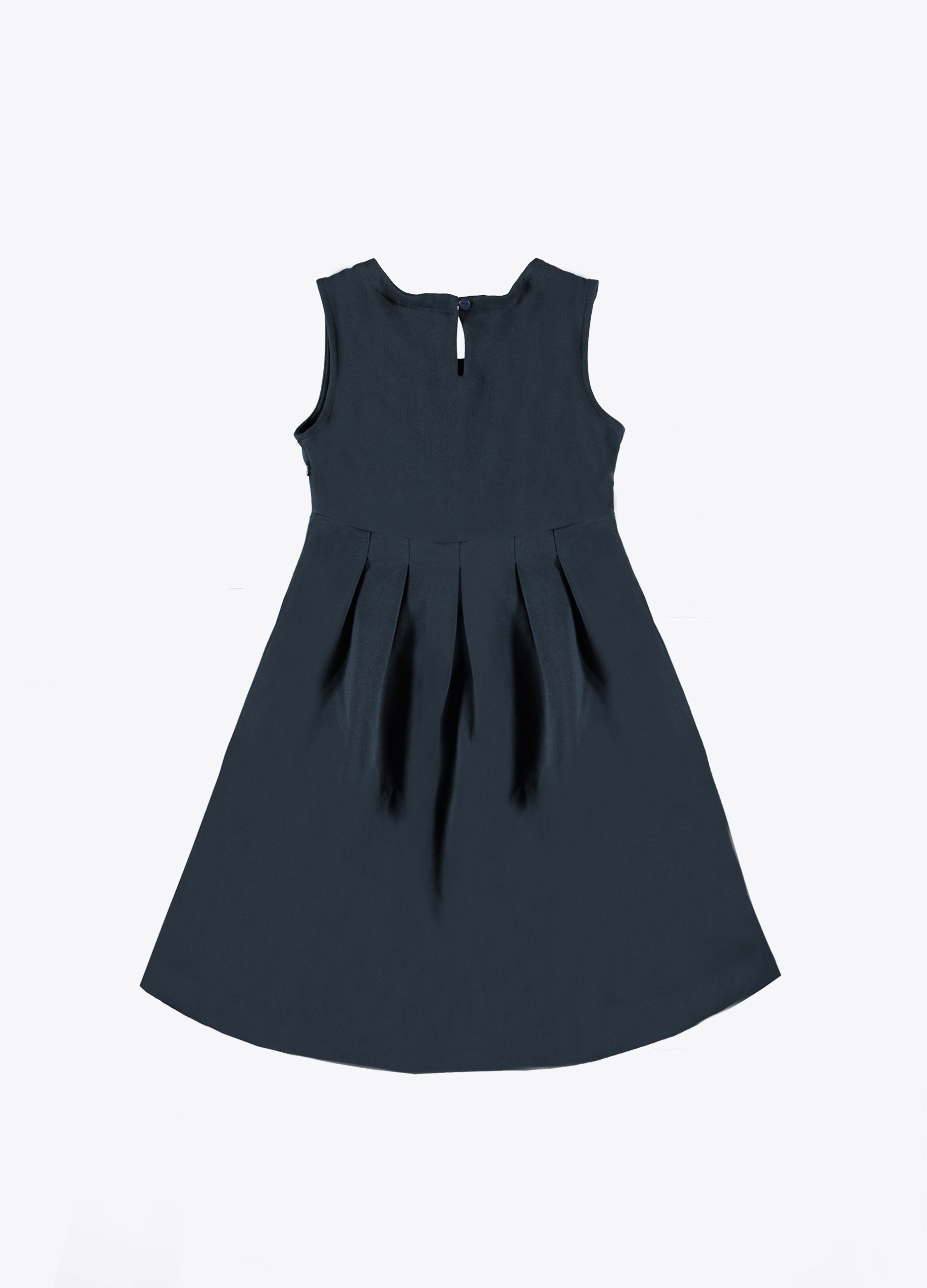GIRL - Abito elasticizzato in felpa con patch.