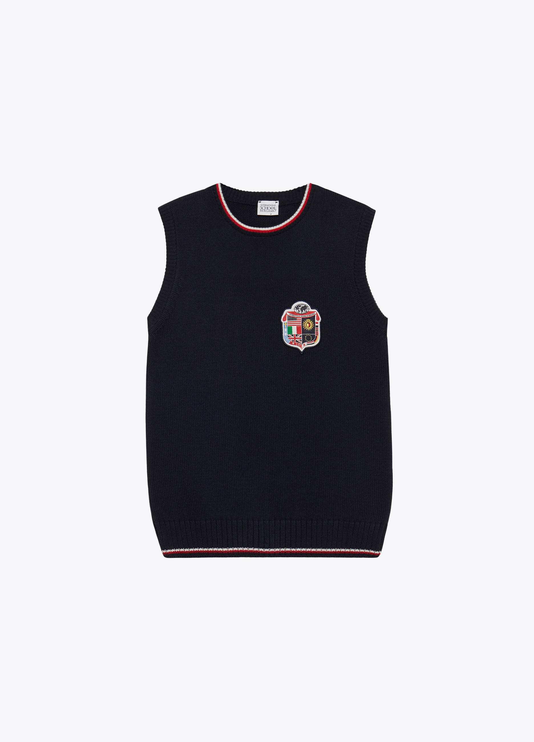 GIRL - Gilet in cotone con patch.