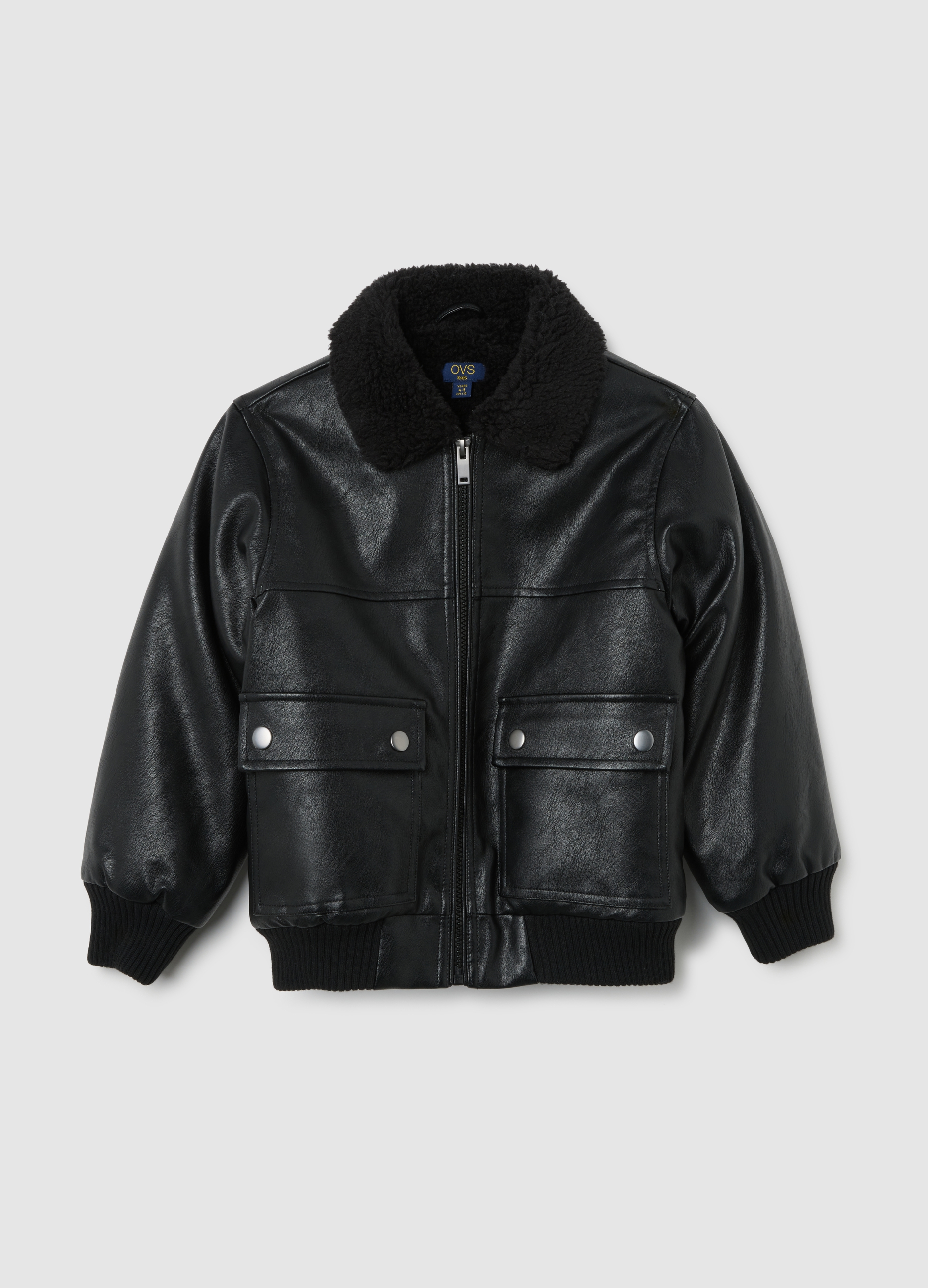 BAIETI - OVS Kids Scurta Groasa De Iarna Neagra Baieti 3-10 Ani